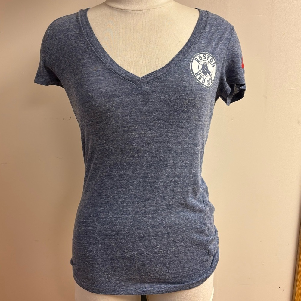 PINK Victoria’s Secret Red Sox MLB Baseball Graphic Short Sleeve T shirt